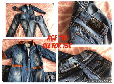 Boys jeans and jacket Diesel