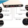 20000mAh Power Bank Charger 2 USB Micro USB Input Battery Charging New Image 6