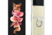 Original Samsung Z Flip 3 Samsung Galaxy Z Flip3 5G Clear Cover with Ring
