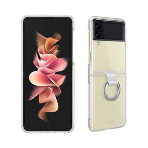 Original Samsung Z Flip 3 Samsung Galaxy Z Flip3 5G Clear Cover with Ring