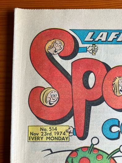 Comic: 'Sparky' no. 514 (23/11/1974)