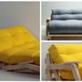 Versatile 3-in-1 Pine Futon Sofa Bed  Stylish and Space-Saving Image 3