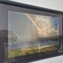 Chris O'Dell signed Framed print rainbow over kilcoe castle west cork Image 2