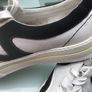 MSGM Low Top Canvas And Suede Trainers Size 8 Image 9