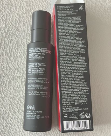 Make Up For Ever Mist & Fix Matte Setting Mist 100ml