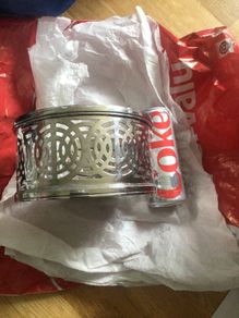 Vintage Ralph Lauren tray with gated/ grill design