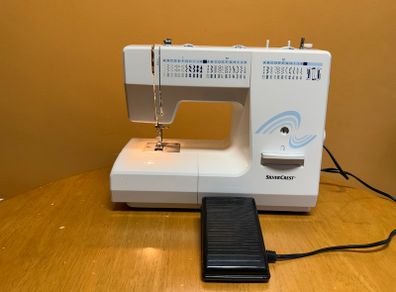 Silvercrest Free-arm Sewing Machine with accessories and carrying case