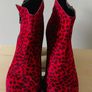 Leopard print ankle boots size 7 Image 2