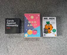 Card against humanity red box, Mr men ...