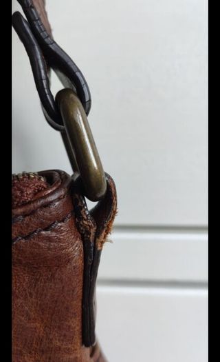 M&S Collection Genuine Leather Crossbody  Dark Tan