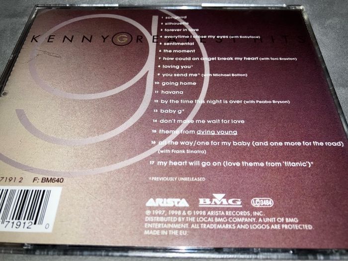 KENNY G - Greatest Hits     CD