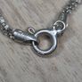 Vintage Italian Sterling Silver 925 Twisted Flat Chain Bracelet 18.5cm Image 5