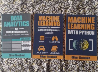 Absolute Beginners Data Analytics + Machine Learning Books - 10E each or 3 for 20E