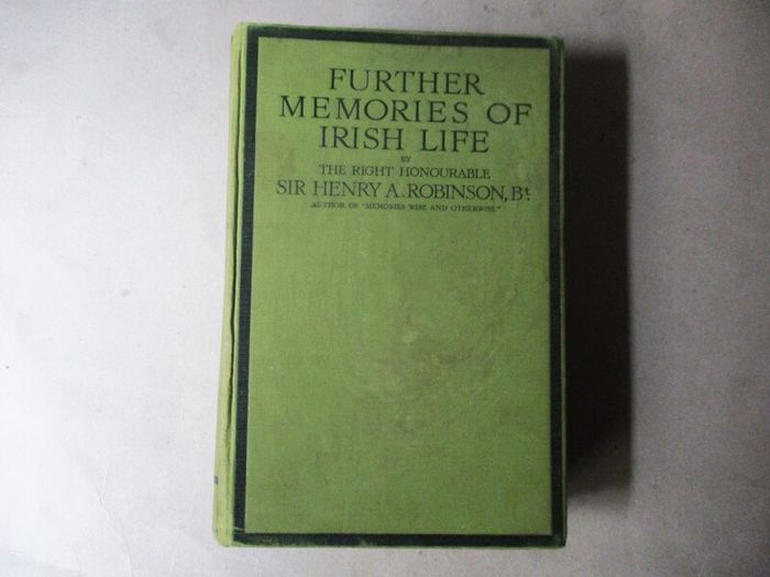 1924, Further Memories Of Irish Life