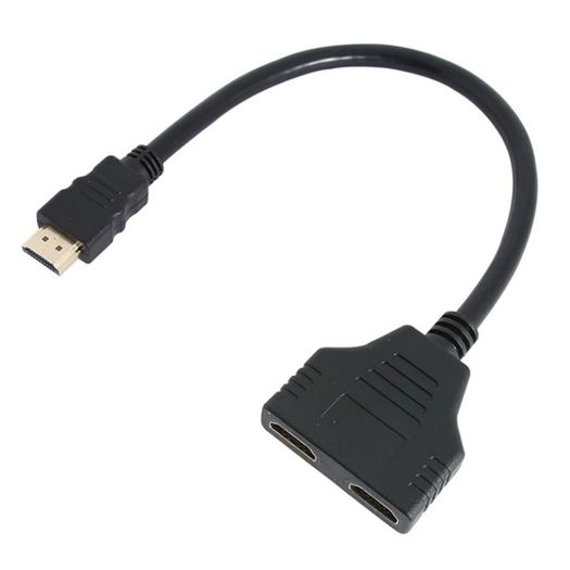 HDMI 4K@60Hz (Male) to 2xHDMI (Female) Splitter Extension Gold Plated Cable Adapter (Brand New/Warranty)