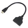 HDMI 4K@60Hz (Male) to 2xHDMI (Female) Splitter Extension Gold Plated Cable Adapter (Brand New/Warranty) Image 8