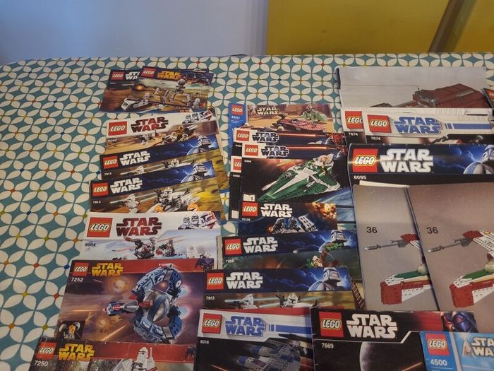 Star Wars Lego  -  instruction books only x 65