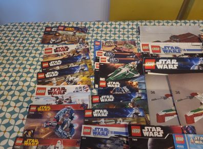 Star Wars Lego  -  65 instruction books