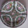 Two Vintage Chinese Porcelain Hand Painted  Famille Rose/Rose Medallion Plate, 10inch and 7 inch Marked  Qianlong Period. Image 3