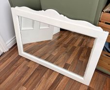 Antique wooden mirror