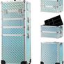 Makeup Suitcase 4-in-1 Makeup Case, Large Capacity Image 5