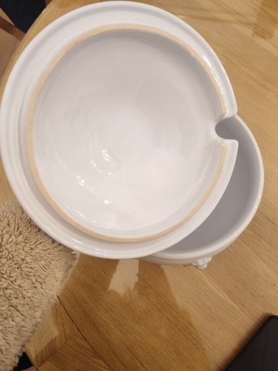 Emile Henry white Tureen