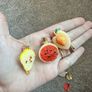 Colorful Fruit-Themed Hair Clips Set Image 6