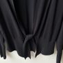 Part Two Black Tie Front Knit Cardigan Image 4