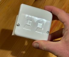 RJ11 + RJ45 Wall Socket (Phone + Ethernet)