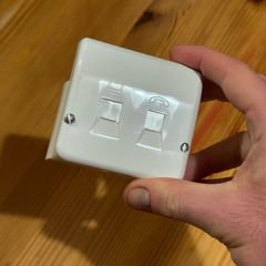 RJ11 + RJ45 Wall Socket (Phone + Ethernet)