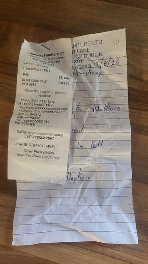 brand new pocket sprung mattress