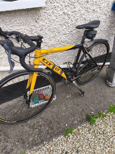 racing bike and repair bike stand