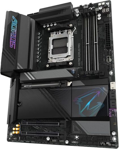 Gigabyte X870e Aorus Pro Motherboard - Compatible with Amd Ryzen 9000 Cpus - DDR5 RAM
