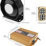 12V 200W Police Siren Horn Speaker Kit with 18 Sounds, MIC & Remote Image 3
