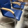 Office Chairs x 8 (Blue) Image 8