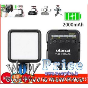 ULANZI VL49 Mini LED Video Light Built-in Battery Phone Camera Fill Lamp