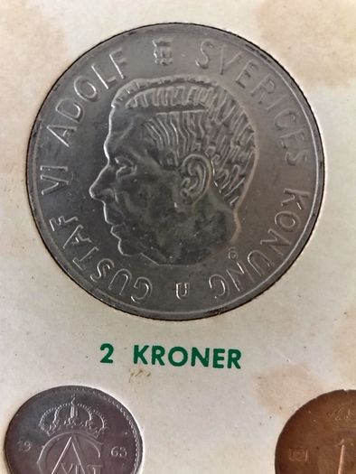 Sweden Uncirculated Coins Set 1968