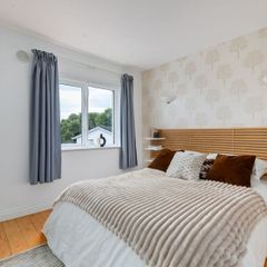 MANDAL bed frame and headboard