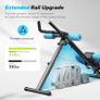 Ab Machine, Abs Workout Equipment, Adjustable Ab Trainer Machine for Abs Workout at Home Gym, Foldable, Knee Protection Image 4