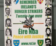 Irelands Hunger Strikers Tin Metal Sign