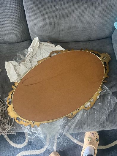 Vintage gold mirror