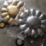 Takashi Murakami Flower Cushion Complex - 30cm - Silver Image 3