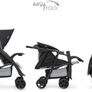 Shopper Neo II, Caviar/Silver - Lightweight Pushchair with Snack Tray, Cup Holder & Raincover, Compact & One Hand Folding, Fully Reclining from Birth up to 22 kg Image 3