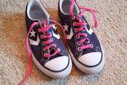 Girls Navy Converse Like New