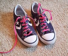 Girls Navy Converse Like New