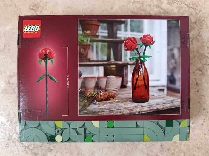 LEGO Roses - Botanicals - Red Flowers 120 pcs 1:1 40460 Each Rose is 26 cm long