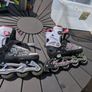 pink and white girls rollerblades Image 4
