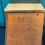 Fireplace Coal Scuttle, Antique Coal Storage Box, Brass Coal Box Image 3