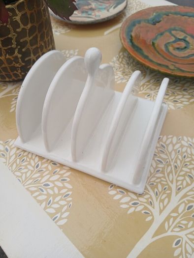 toast rack, Ceramic, The Leonardo Collection, botanical pattern