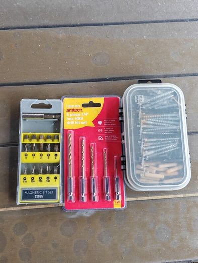 Mixed DIY Tools   Accessories Bundle   Parkside, Drill Bits, Screws   More